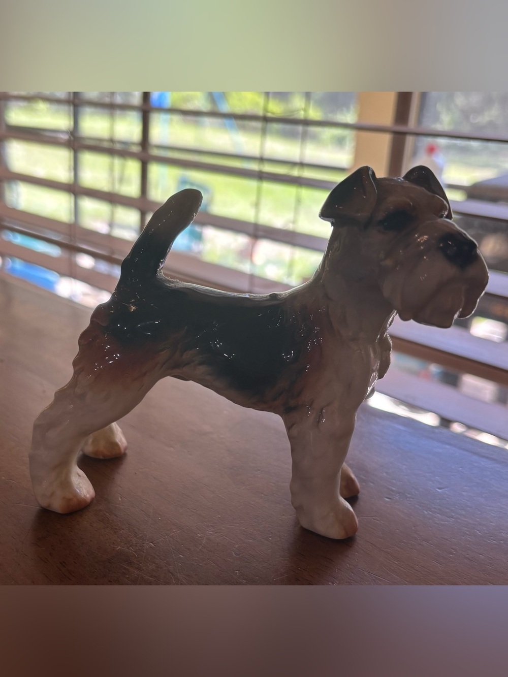 Goebel Wire Fox Terrier Figurine Vintage West Germany Ceramic Dog 5”